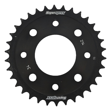 Supersprox New  Rear Steel Sprocket Black 34T For Honda MSX 125 (Grom) 14-17 RFE-214-34-BLK